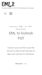 Mobile Screenshot of emltooutlookpst.com